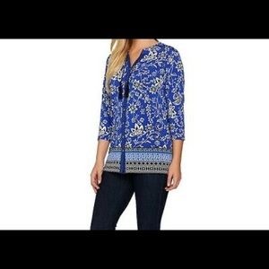 Susan Graver button down tunic.